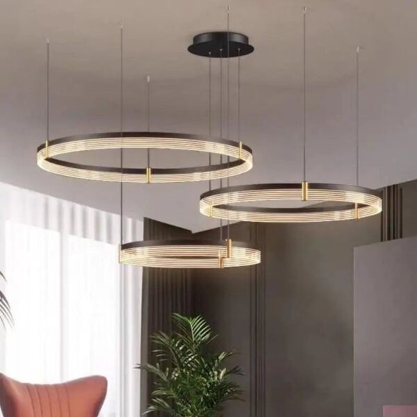 Lustre LED JULIE Black-Gold