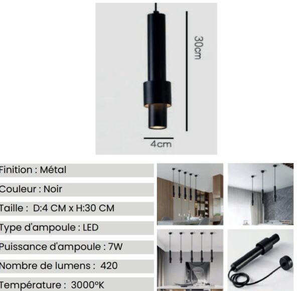 Suspension MELLY Black – Image 2