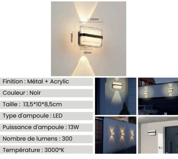 Applique Extérieur BRUXELLES – Image 2