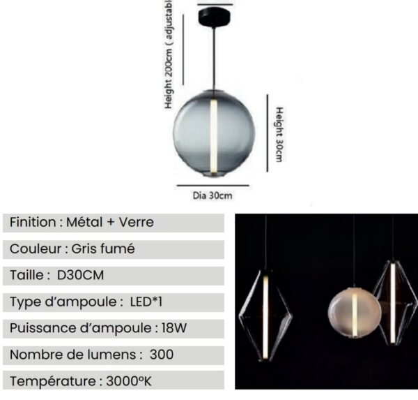 Suspension BIARITZ – Image 3