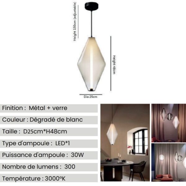 Suspension BIARITZ – Image 2