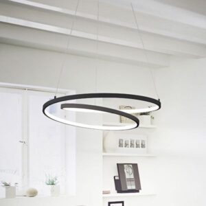 Suspension DELFINE Black 60 cm
