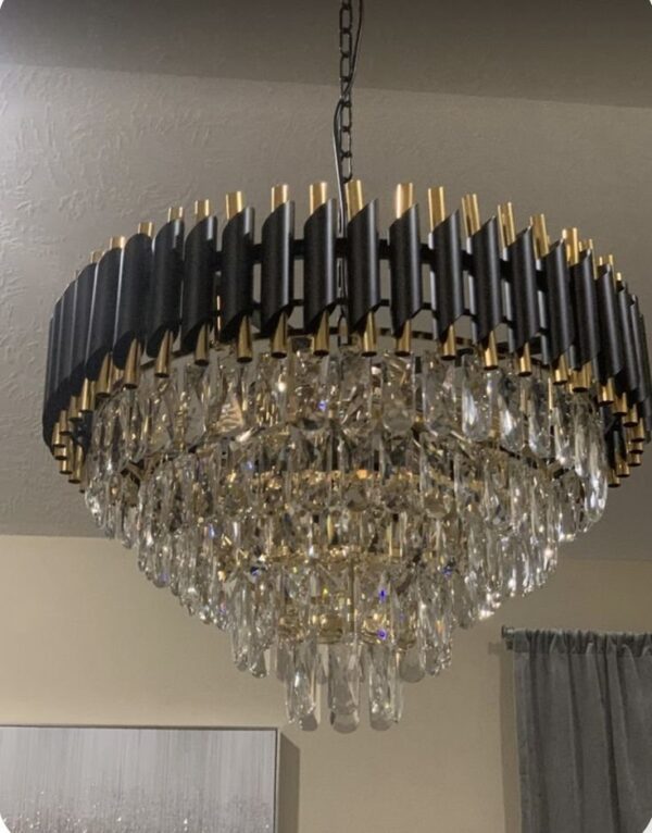 Lustre COLISÉ Black and Gold – Image 2