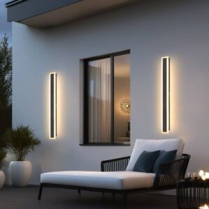 Applique Extérieur KÖNIN Black 60cm