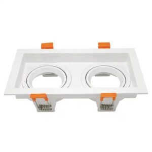 Spot MEDELIN-Double Aluminium White