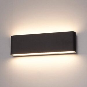 Applique Extérieur LED ALESUND Aluminium BK