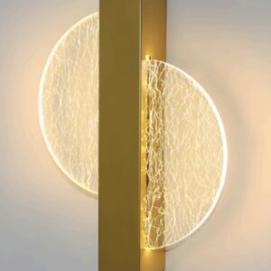 Applique Mûrale LED SIDMOUTH Gold/Black