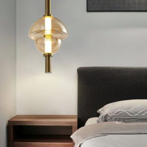 Suspension LED LUBLIN Ambré