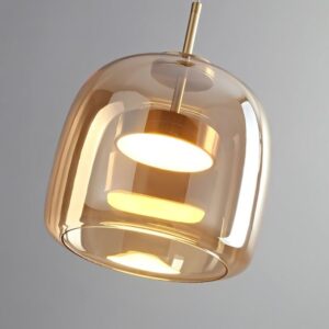 Suspension LED ELVA Ambre