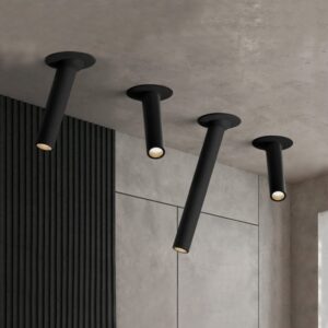 Spot LED Tubulaire BALKA Black  7W - 4000K